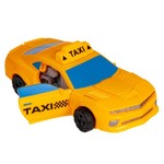 Трансформер 2в1 BONDIBOT Bondibon робот-автомобиль, жёлтое такси, BOX 20,5x24,5х9 см, арт. M7412-16.