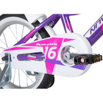 Велосипед NOVATRACK 16" NOVARA, лиловый, алюм. рама, тормоз нож, короткие крылья, нет багажника