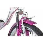 Велосипед NOVATRACK 20", ANGEL, белый, алюм., 6-скор, TY21/RS35/SG-6SI, V-brake