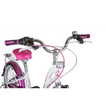 Велосипед NOVATRACK 20", ANGEL, белый, алюм., 6-скор, TY21/RS35/SG-6SI, V-brake