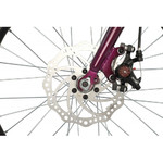 Велосипед NOVATRACK 20" ALICE пурпурный,  стальная рама, 6 скор., Shimano TY21/Microshift TS38, диск