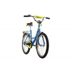 Велосипед NOVATRACK 20" URBAN синий, защ А-тип, тормоз нож, крылья и багаж хром, без доп колес