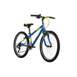 Велосипед NOVATRACK 24" RACER сталь 14'', синий, 6 скор.TZ500/TS-38/SG-6S, V-brake