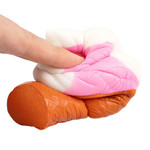 Игрушка сквиши Bondibon, вафельный стаканчик, opp bag