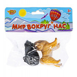 Набор пвх кошка с собакой, серия "Мир вокруг нас", РАС 16,5х14,5 см, 6 видов, арт.M7593-16.