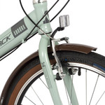 Велосипед NOVATRACK 20" складной, AURORA, коричневый, Shimano 6 speed, TY21/TS38/SG-6SI