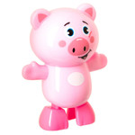 Игр. пласт. завод. для купания Bondibon, Поросёнок, танцует, плавает, pvc, арт. M7036