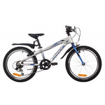 Велосипед NOVATRACK 20" PRIME алюм. 10, серебристый, TY21/TS-38/SG-6S, V-brake