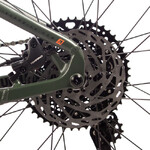 Велосипед STINGER 27.5" ZETA STD зеленый, алюминий, размер MD
