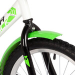Велосипед NOVATRACK 20" FOREST белый, сталь, тормоз нож, крылья, багажник, защ.цепи