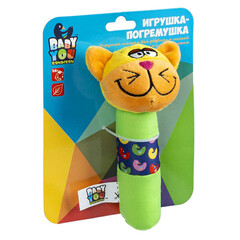 Игр. разв. мяг., погремушка-пищалка 16,5 см., КОТ, Bondibon, CRD 19х15 см., арт. TE8203F-18
