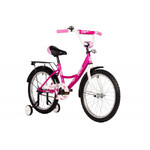 Велосипед NOVATRACK 20" VECTOR фуксия, тормоз нож, крылья, багажник, защита цепи