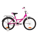 Велосипед NOVATRACK 20" VECTOR фуксия, тормоз нож, крылья, багажник, защита цепи