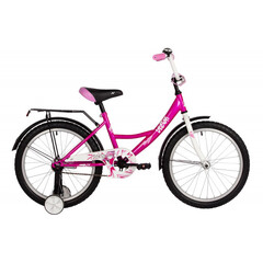Велосипед NOVATRACK 20" VECTOR фуксия, тормоз нож, крылья, багажник, защита цепи
