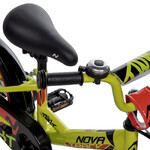 Велосипед NOVATRACK 14" TWIST зеленый, тормоз нож, крылья корот, полная защ.цепи