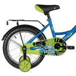 Велосипед NOVATRACK 16" VECTOR синий, тормоз нож, крылья, багажник, полная защ.цепи