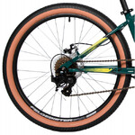 Велосипед FOXX 24" AZTEC JR зеленый, сталь, размер 12"