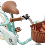 Велосипед NOVATRACK 18" MAPLE, светло бирюзовый, полная защита цепи,тормоз нож.,крылья, багажник, пе