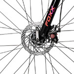 Велосипед FOXX 26" LATINA черный, сталь, размер 17"