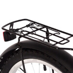 Велосипед FOXX 20" SIMPLE чёрный, сталь, тормоз нож, крылья, багажник, полная защ.цепи