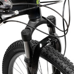 Велосипед FOXX 26" CAIMAN черный, сталь, размер 14