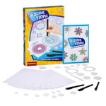 Обучающие игры Bondibon Спирограф-линейка «ЧУДЕСНЫЕ УЗОРЫ», BOX 22x3x31,6 см