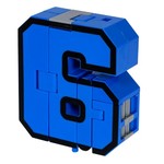 Трансформер 2в1 BONDIBOT Bondibon BOX 10,5х6х15,5 см,  цифра"6", арт. YB188-35E.