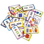 Настольная игра ЛОГОДОМИНО "СЛОВО ИЗ СЛОГОВ" 2 в 1 Играй Думай Учись Bondibon